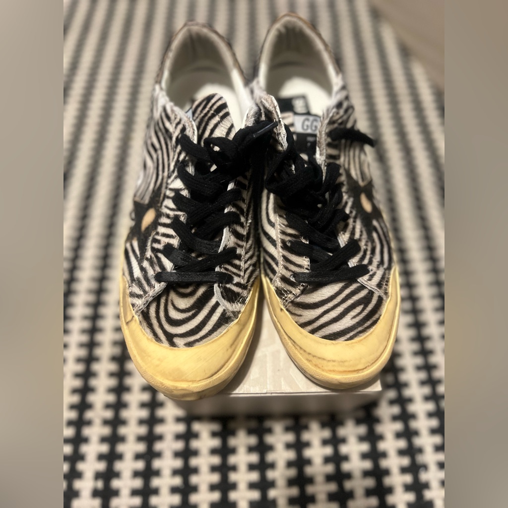 Zebra Print Golden Goose Women’s Sz 40